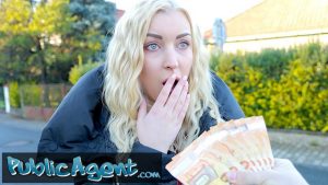 Public Agent blonde busty teen gets nicely stuffed in the missionary position