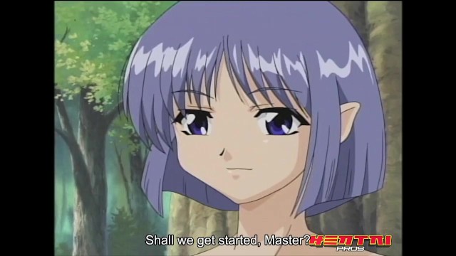 Teenager princess fucks hard in the woods in Hentai Pros